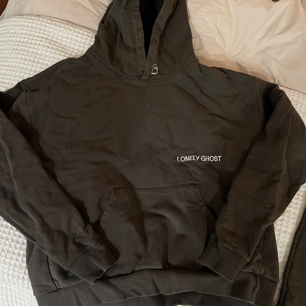 Lonely Ghost Charcoal Sweat Set